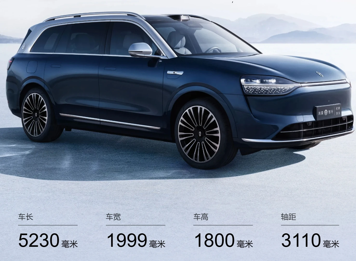Huaweies Aito M9 электромобиль (EV Car) Wenjie Car Новый энергетический автомобиль