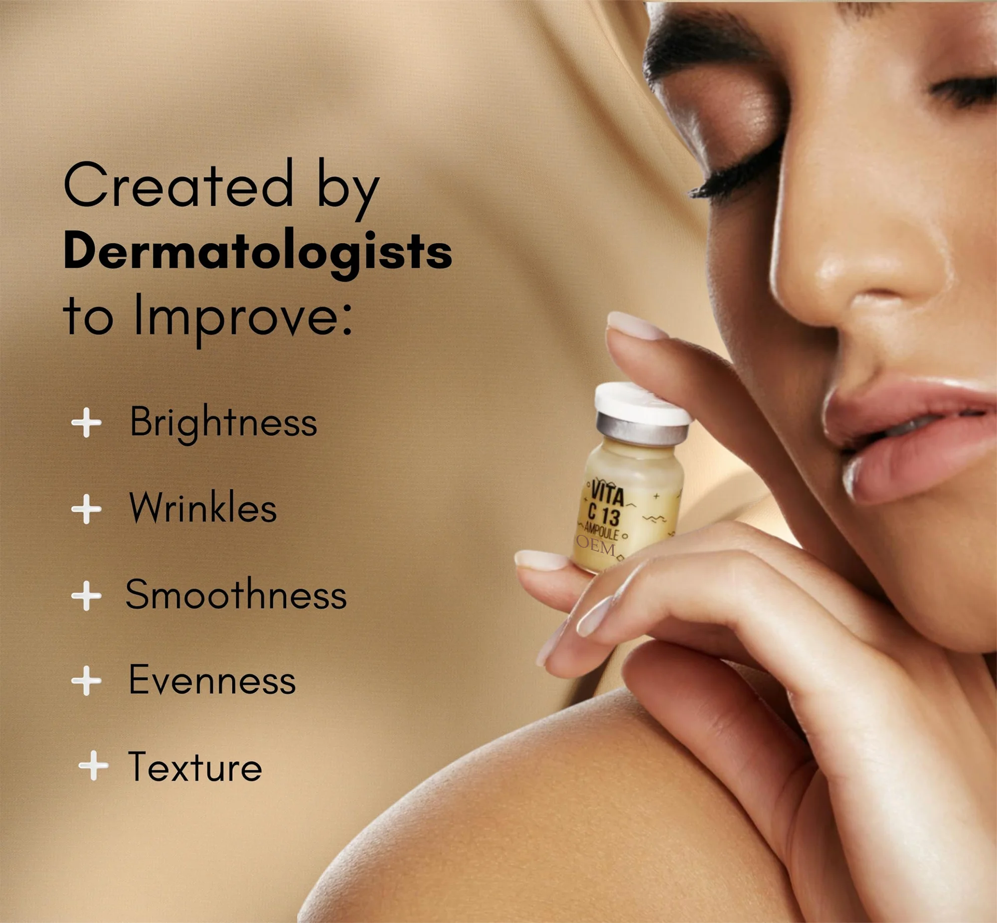 Vitamin C Face Ampoule Serum 13% Pure Super C Serum with Glutathio