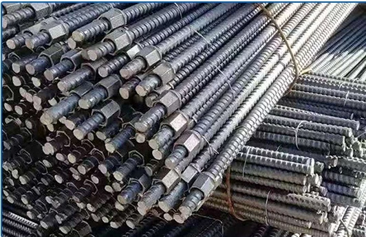 Durable Industrial Left-Handed Threaded Steel Resin Anchor Rod with Longitudinal Ribs for Mining Applications