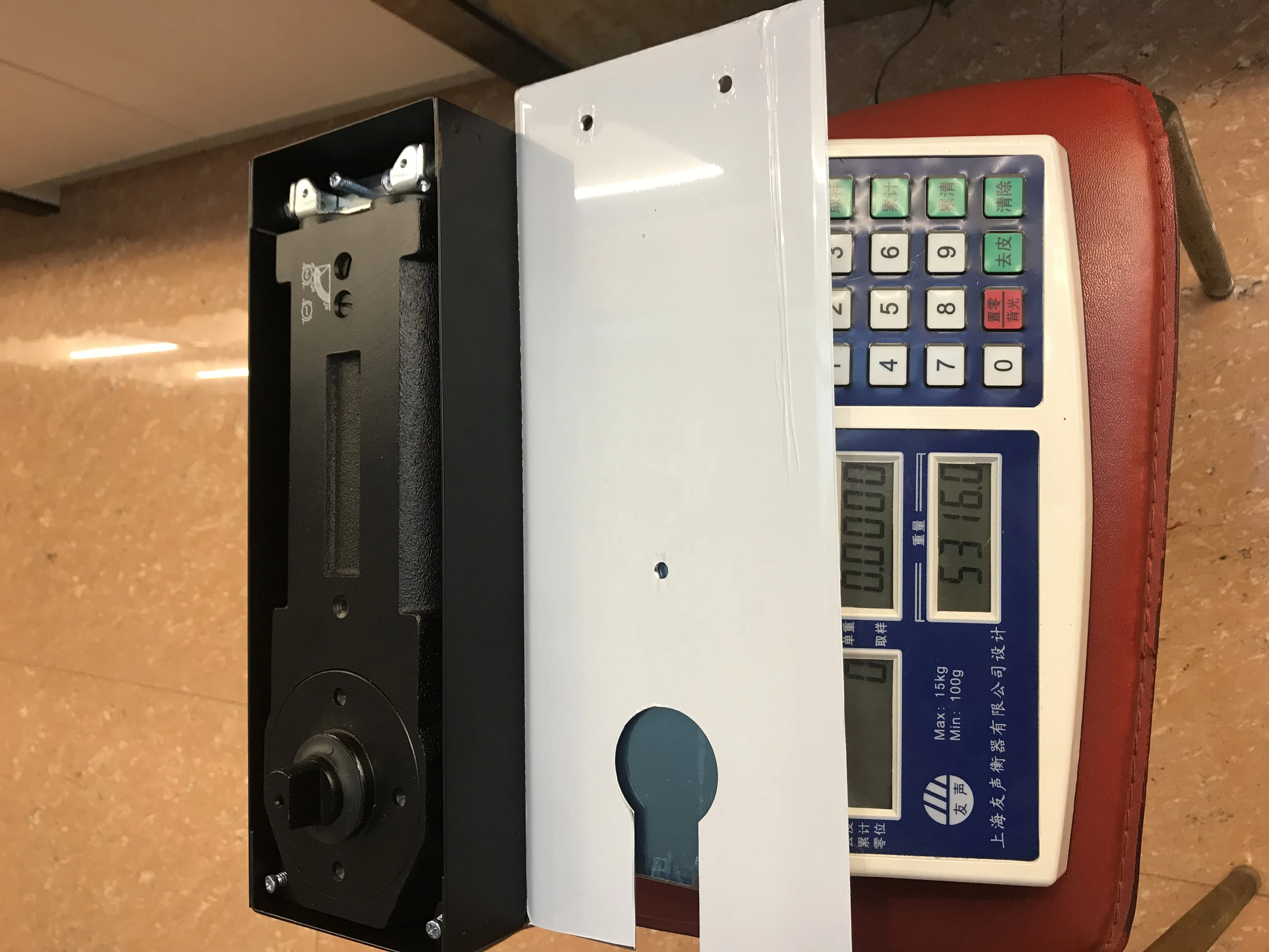 Heavy Duty 130-150KG Floor Hinge Double Cylinder Door closer glass door and wooden door