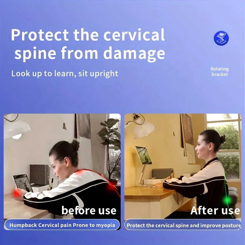 Multifuncional Adjustable Angle Home Office Standing Desk Table Foldable Tablet PC Computer Holder Stand For Laptop