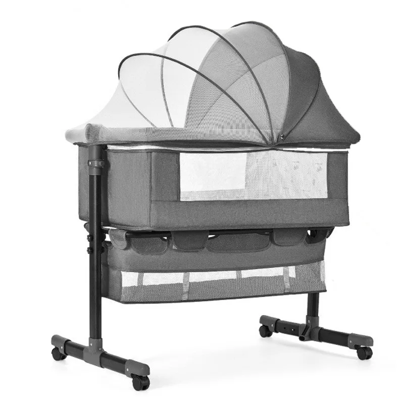 Baby Bedside Sleeper Portable Travel Baby Bassinet Cot/Detachable Baby Cradle Bedside Crib With Mosquito Net And Mattress