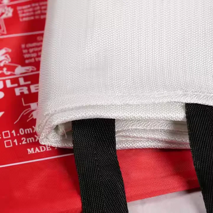 Reusable Fireproof Retardant Fire Blanket Multiple Sizes Fiberglass Cloth Fire Extinguish Blanket Firefighting Equipment