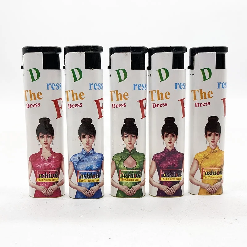 Cheapest Black Slim Wrapper Cigarette Lighter Windproof Popular in Indian Nepal