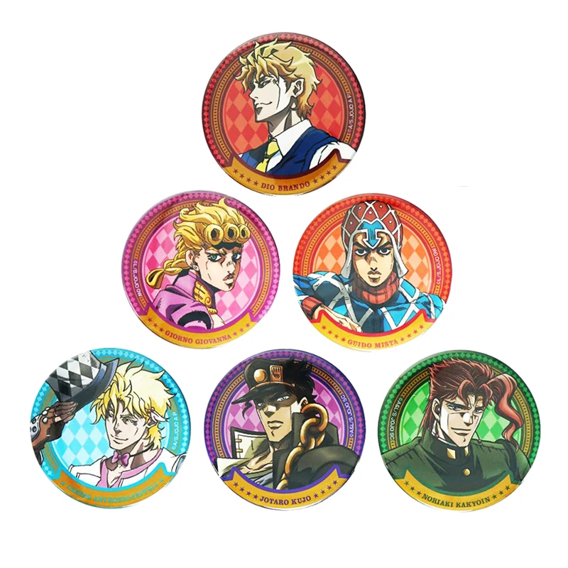 Wholesale Cute Cartoon Tin Oem Custom Colorful Button Pin Blanks 58 Custom Shape Anime Pins Buttons With Logo