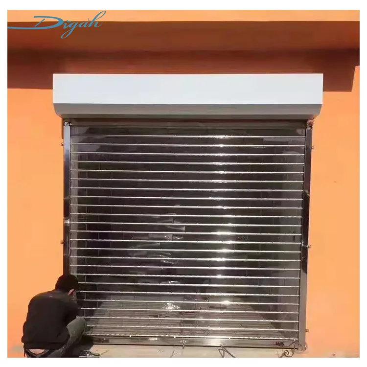 Popular Shop Front Roller Shutters Modern Bulletproof Polycarbonate Plastic Rolling Shutter Doors In Mall