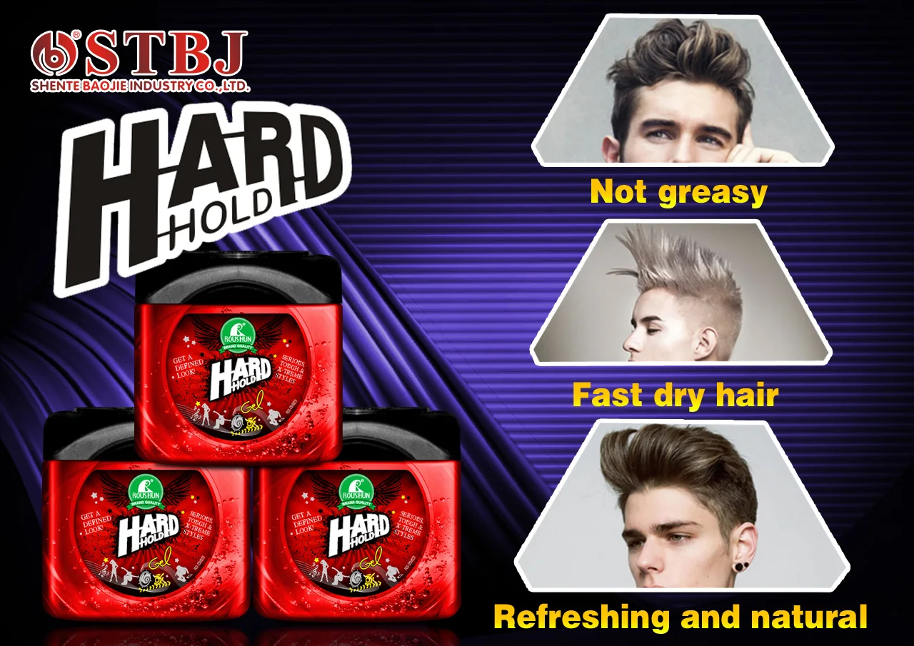 ROUSHUN Styling Gel Hair Hold Serious Tough X-treme Styles 310ml