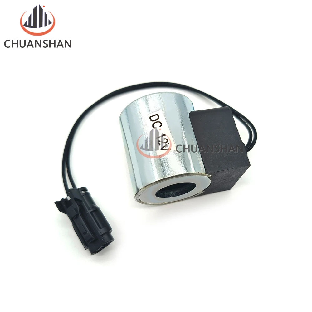 Construction Machinery Parts For Sany SY55 75 95-8-9 High-quality Pilot Solenoid Valve Coil Travel Fast And Slow Gear Coil