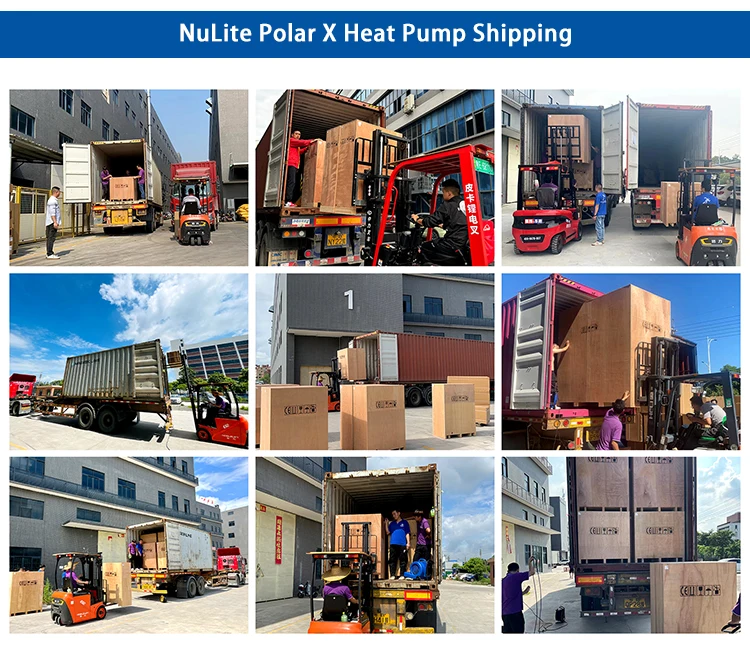 2024 New products high COP inverter R290 heat pump monoblock 8kw 12kw evi air source heat pump R290