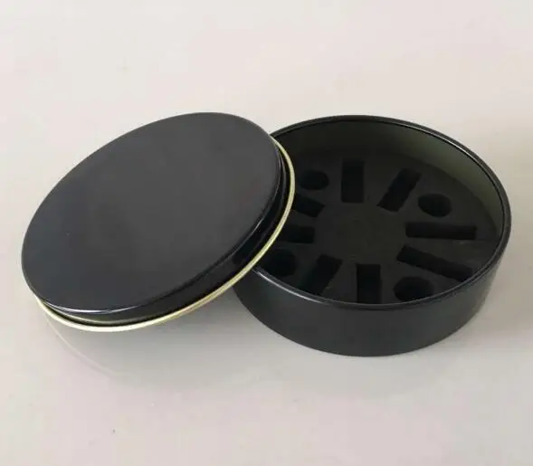High Quality Custom Round Rectangle Metal Tin Box For Skateboard Bearing