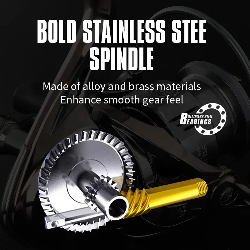 New Arrival 5.7:1 Big Metal Spool Distant Wheel Surf Reels Spinning Carp Reels Metal Fishing Reel For Sale