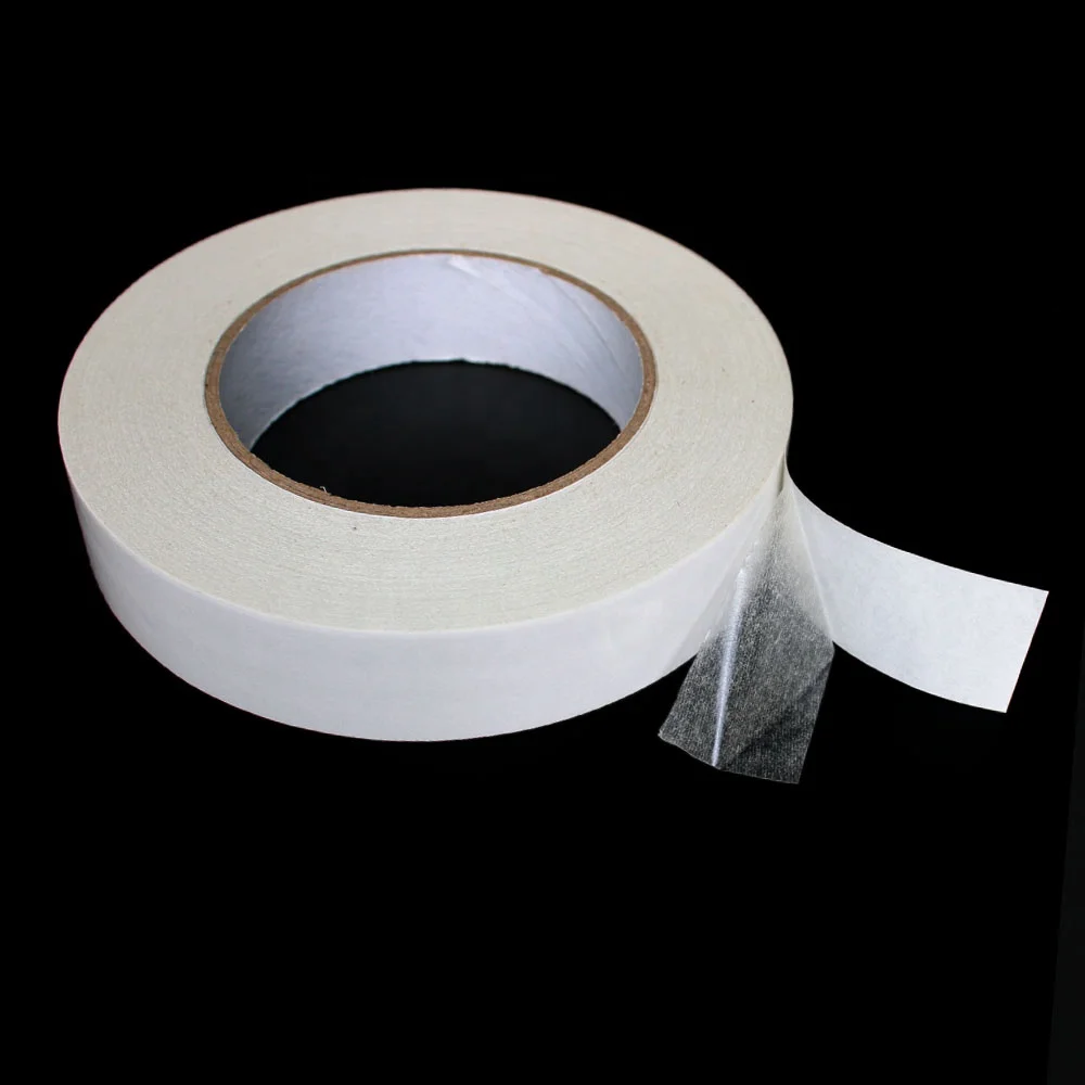 4- Recyclable High Viscosity Envelope Nonwoven Paper Base Double Sided Coated Hot Melt Oil Solvent Glue Tissue Adhesive Tape