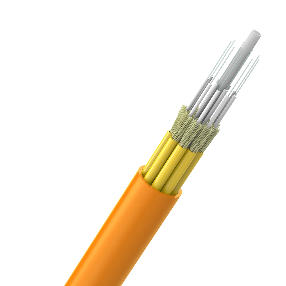 Mini-Cable Multi-fiber 1-144 Cores with High Modulus Aramid Yarn PVC LSZH Jacket Indoor Optical Fiber Cable