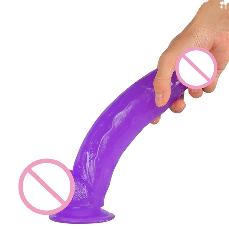 Tpe Crystal Clear Penis Female Products Dildos Masturbation Massager Japanesexxx Movie Adult Sex Women Anal Plug