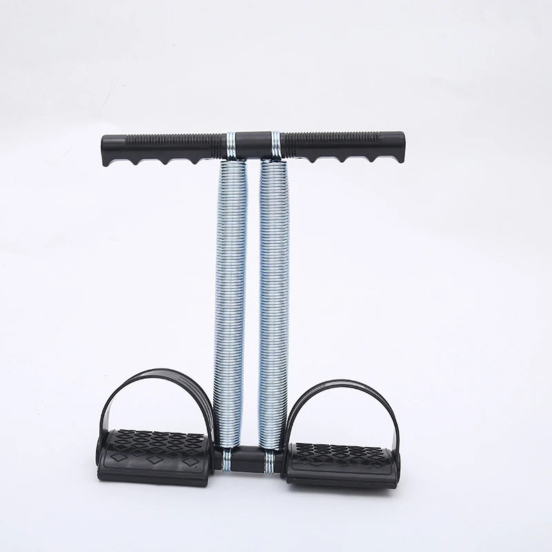Elastic Sit Up Pull Rope Spring Tension Foot Pedal Double Spring Single Spring Tummy Trimmer