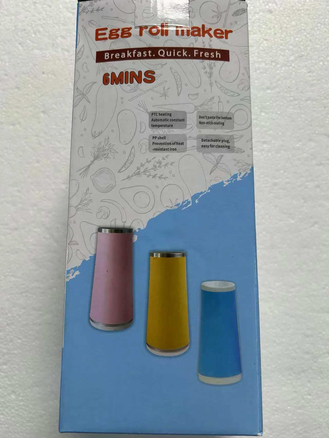 OEM ODM 220v /110v Home electric Breakfast machine Breakfast Egg roll machine automatic