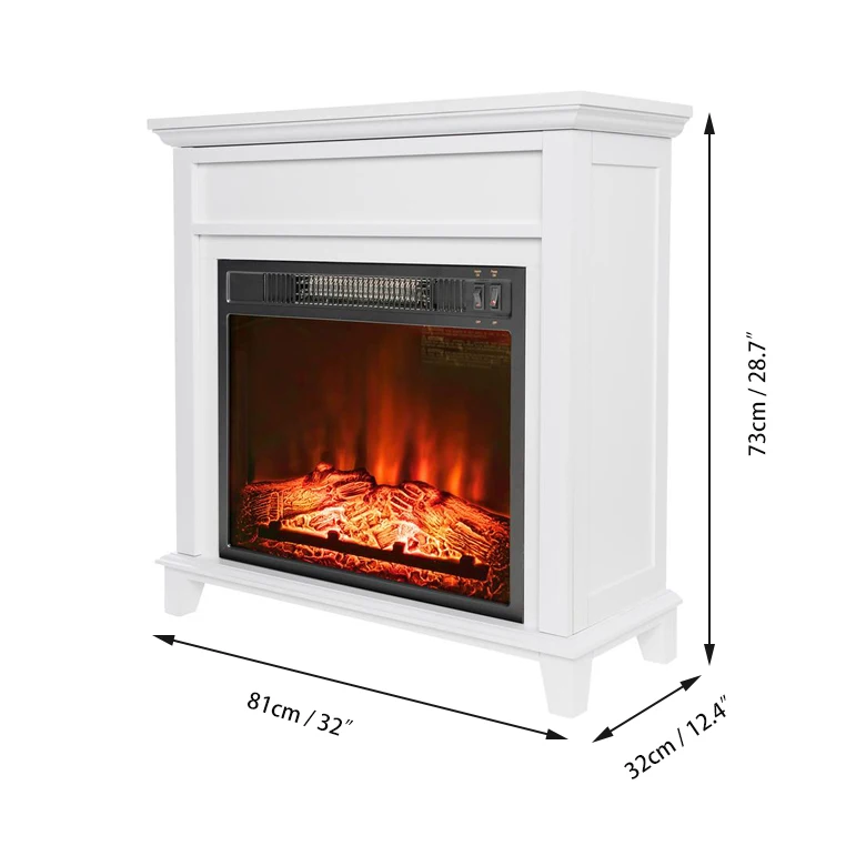 Подставка для камина Электрический встраиваемый отопитель 18 дюймов