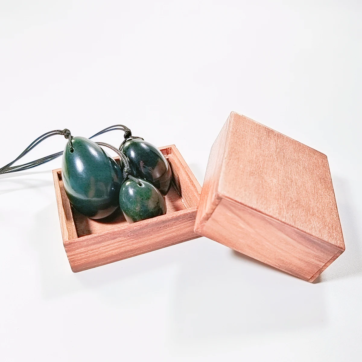 HY nefrite нефрит yoni яйцо Женщины Кегель Упражнение просверленное Хрустальное с сертификатом