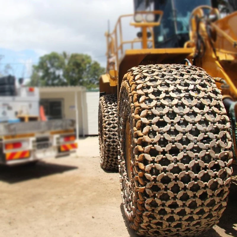 20.5R25 China Tyre Protection Chains Export To Brazil