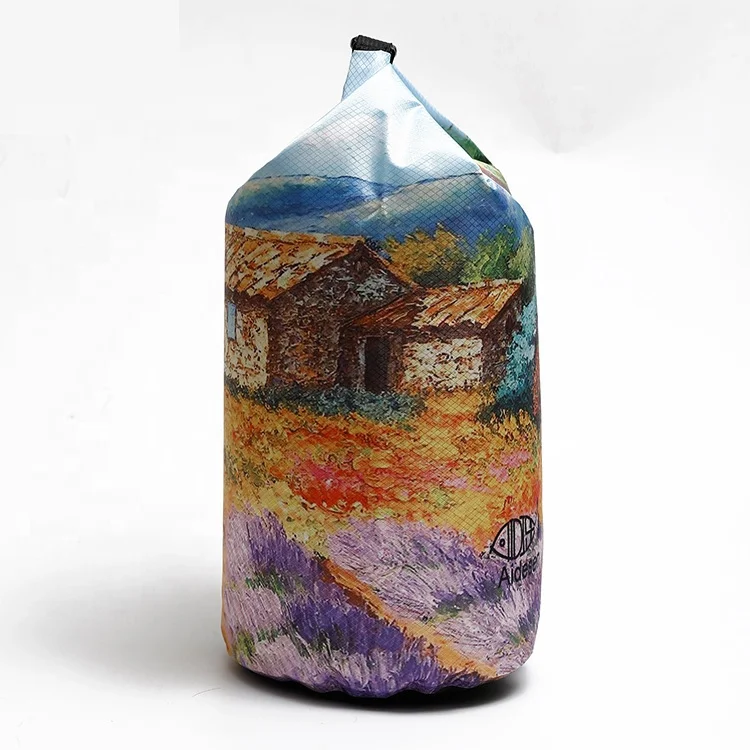 waterproof floating dry bag roll top closure ocean pack PVC tarpaulin TPU outdoor dry bag 2L 5L 10L 20L 80L with shoulder straps