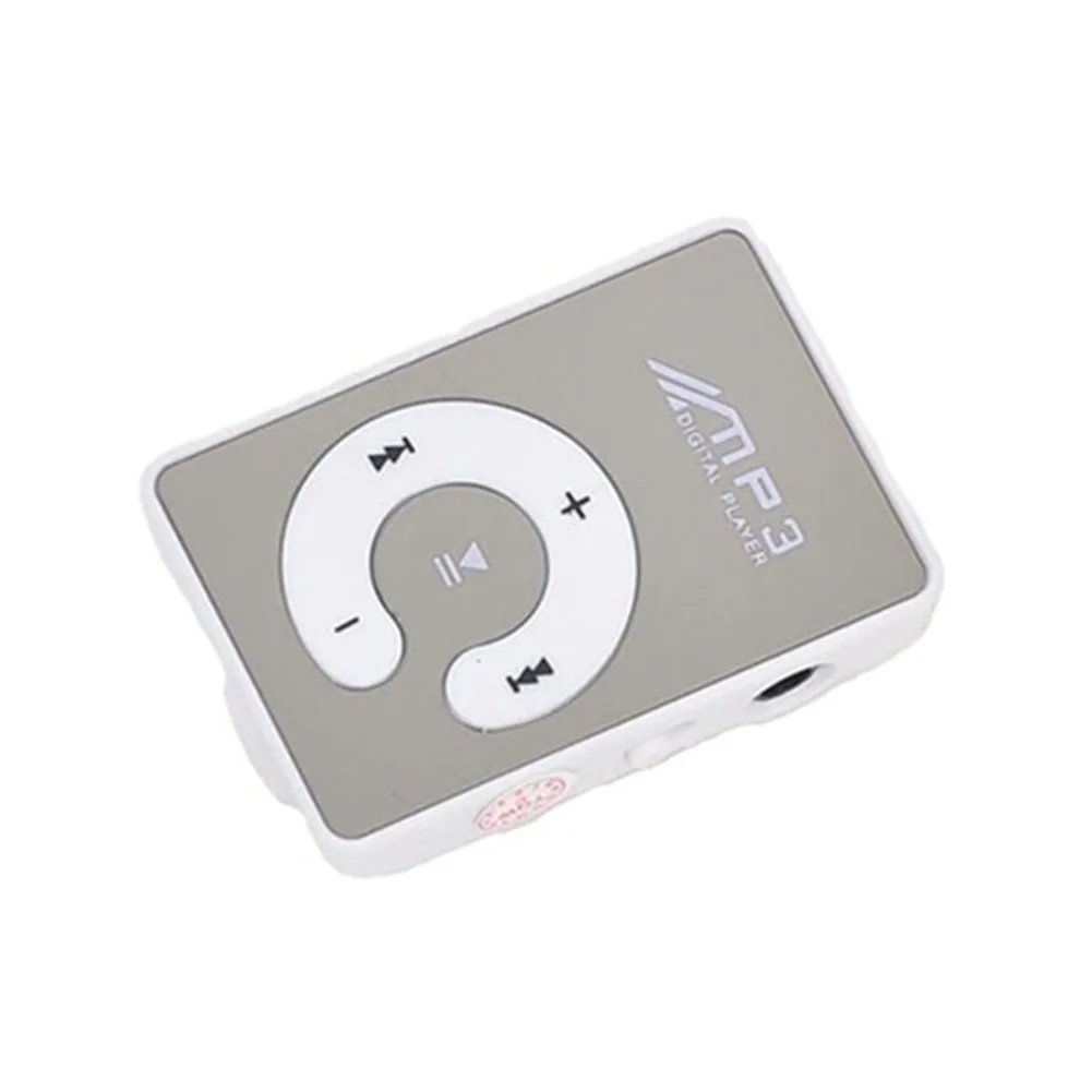  Цифровой mp3-плеер спортивный зеркальный зажим TF карта Музыка C Кнопка портативный мини