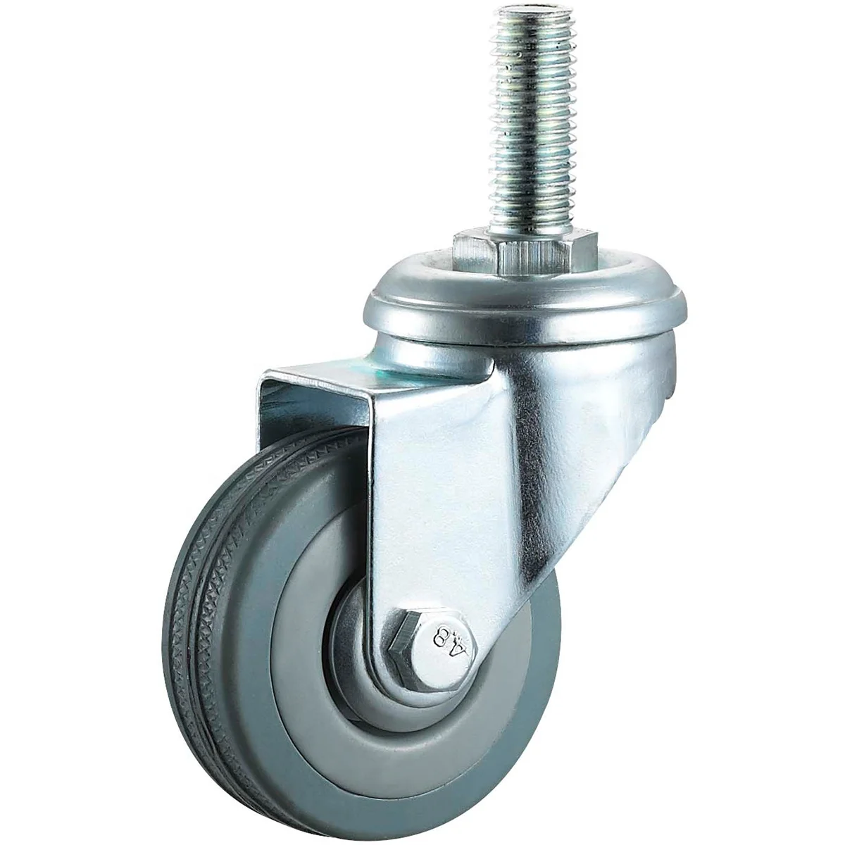 grey rubber caster