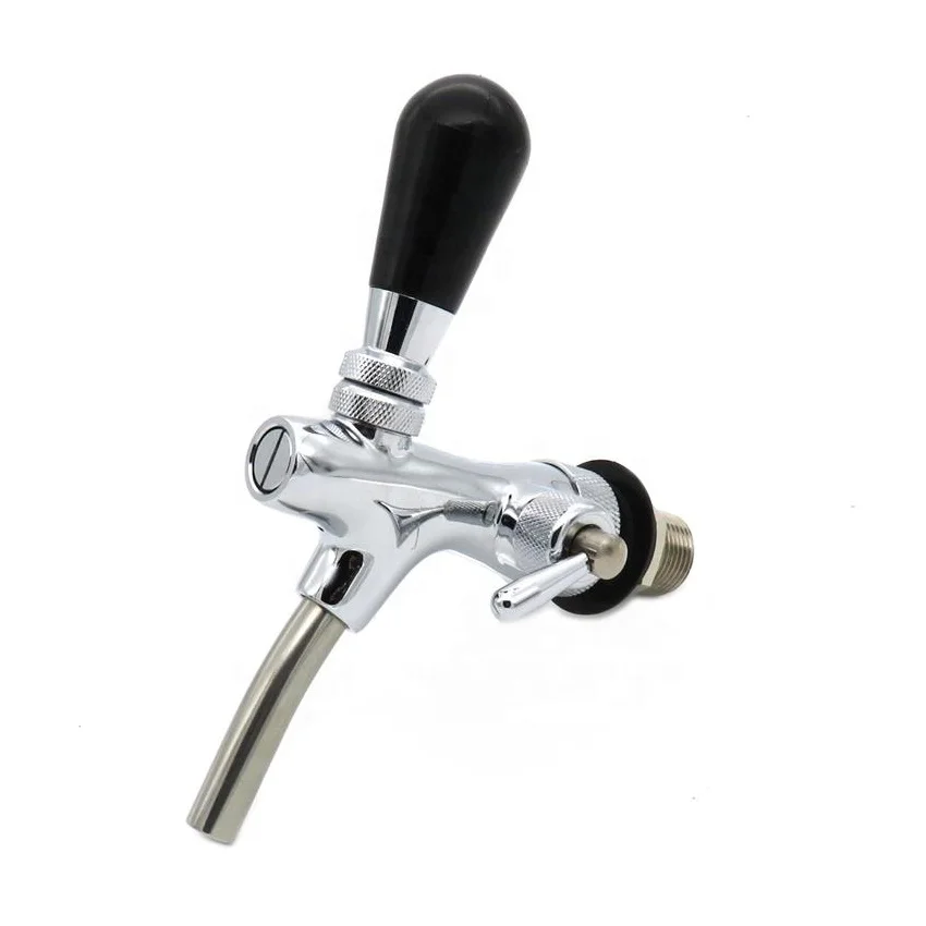 Bar Drink Dispenser Beer Keg Tower Adjustable Flow Control Stainless Steel Draft Beer Tap Faucet