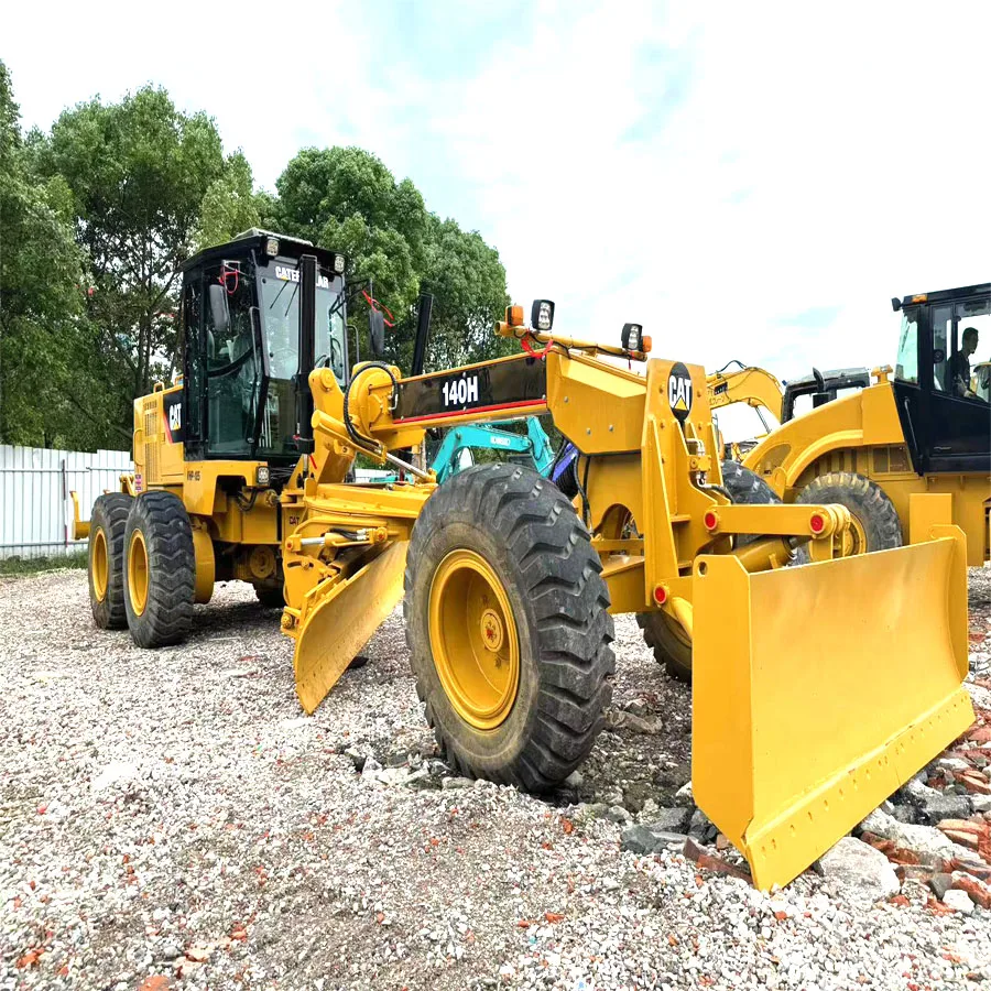 Used Cat 140H motor grader short working time high quality good condition lower price For sale including Caterpillar 140g 140k