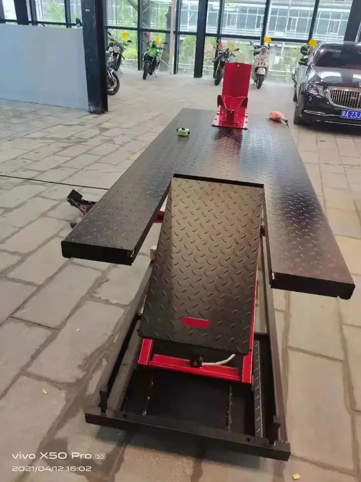 Factory customized CE Certificate hydraulic Scissor motorcycle Lift