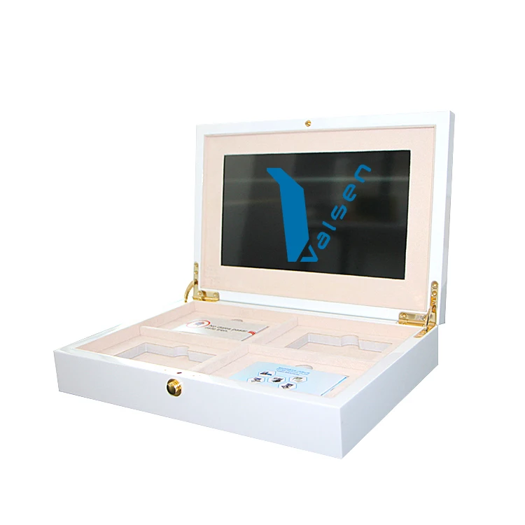 advertising 5 inch digital video box screen card book 8gb marketing