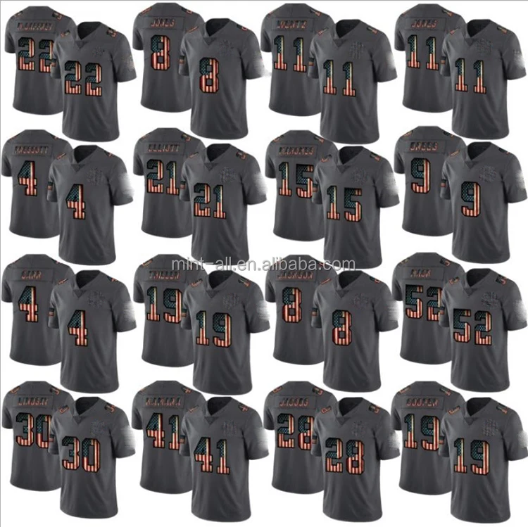 23-24 Retro Carbon Black Jersey Crow San Francisco LOS ANGELES cincinnati Reversible American Football Jersey