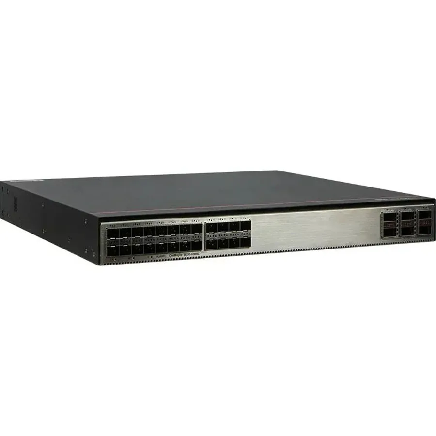 S5735S-H24S4XC-A 24 Gigabit Managed SFP+ Switch with 4 10G SFP+ 1U Chassis 1-Year Warranty Branded Condition