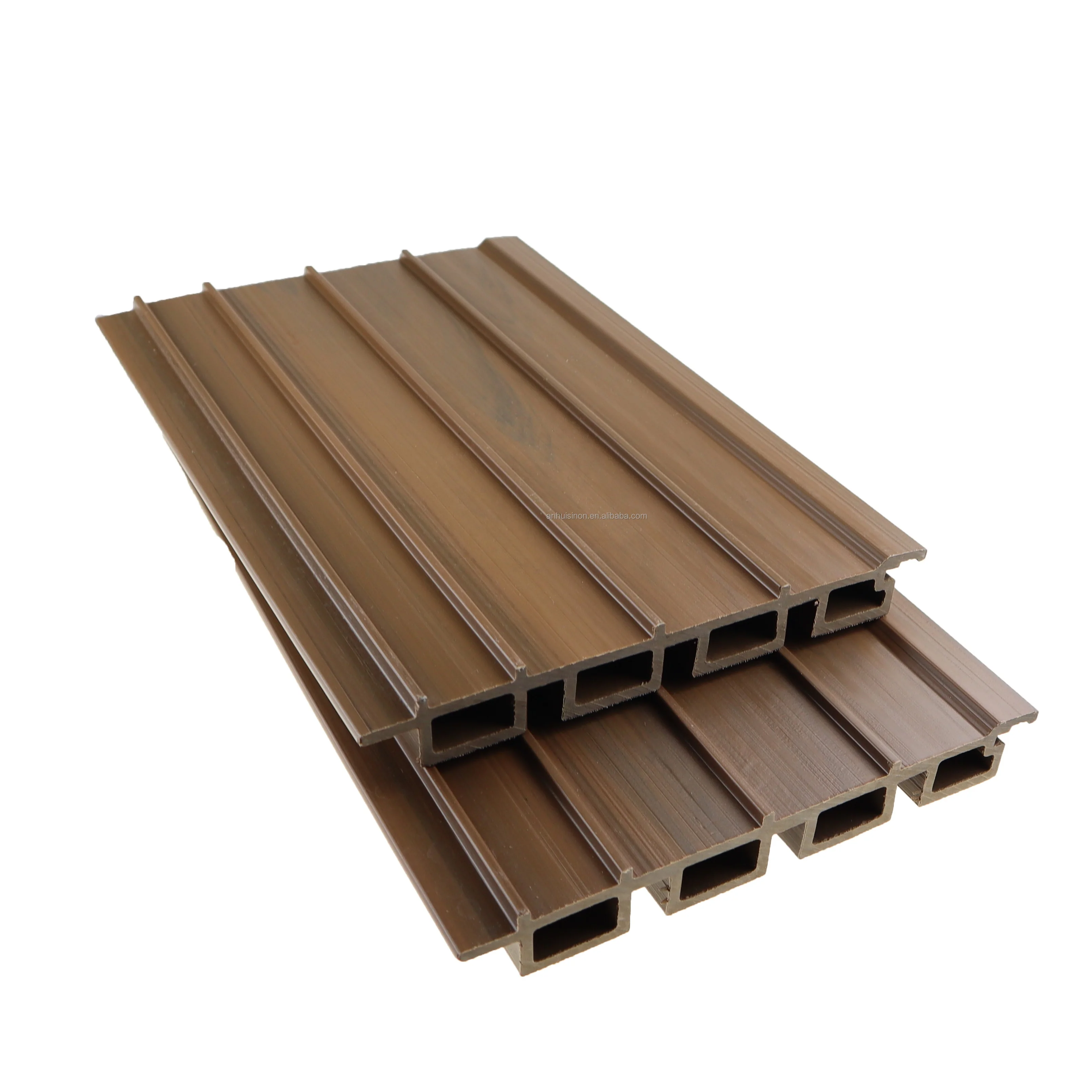 Waterproof WPC Wood Composite Vinyl Siding Wooden Look House Exterior Wall Panel Cladding for Outdoor Plastic Wall Decoration