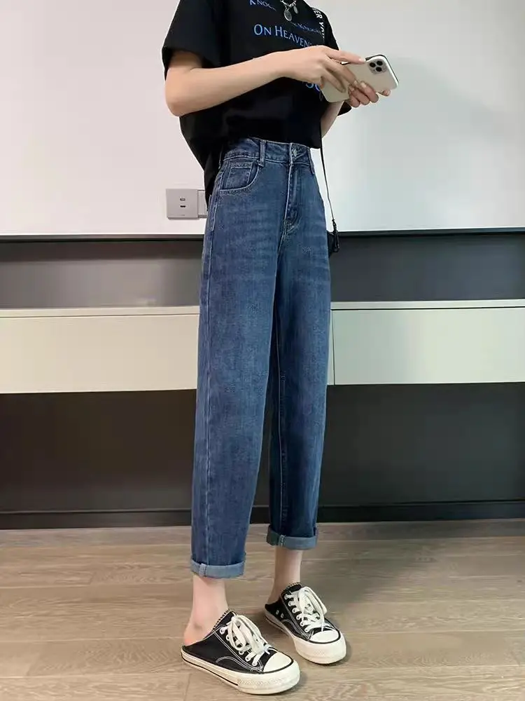 Fashion Jeans Women Jeans Damaged Tight Super Skinny Ripped High Waist Custom Womens Denim Jeans