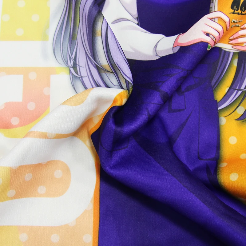 wholesale Microfiber Sports Beach Towel Custom Printed Anime Cartoon Face Towel With Logo