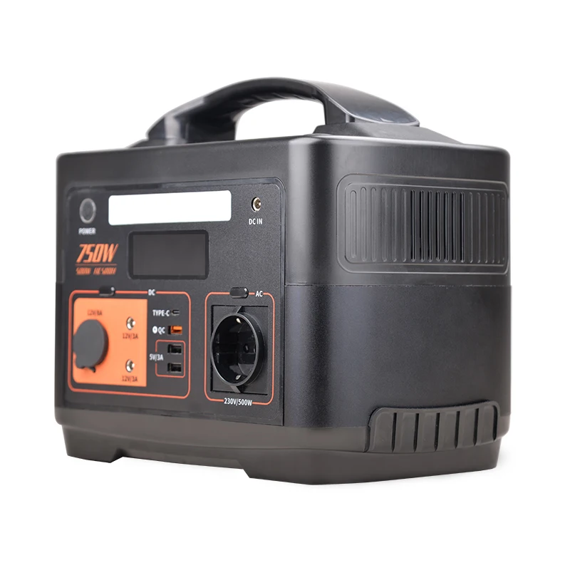 Hwasdan Home Outdoor Camping Power Bank Pack 500w Rechargeable Portable Power Station for sale