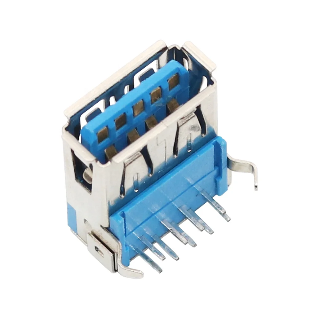 USB 3.0 Type-A Female 9 Pin DIP Socket Connector