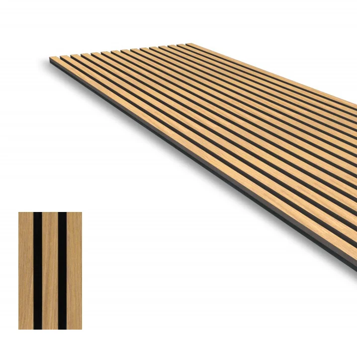 Sound Proofing Pet Acoustic Slat Panel wall Panel for Home Theater System