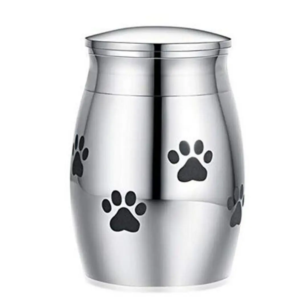 Wholesale Funeral Keepsake Stainless Steel Mini Cremation Pet Urns Funeral Cremation Urns for Dogs Cats