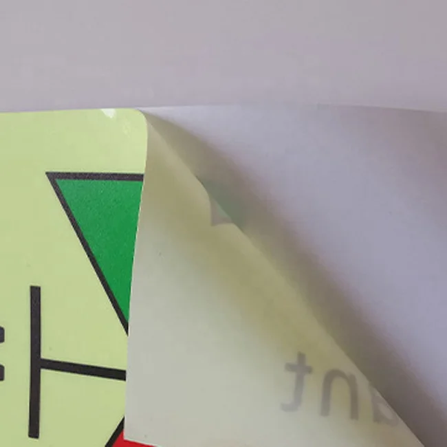 Maritime IMO safety glow signs used for ship 150mm x 150mm PVC IMO symbols and safety signs