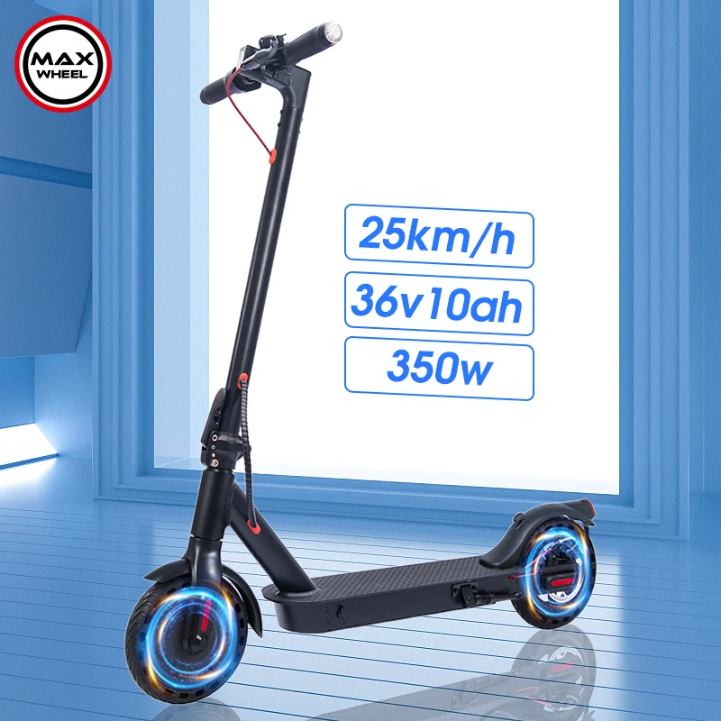 maxwheel new arrival E9pro e scooter adult folding electric scooter with turn signal china warehouse