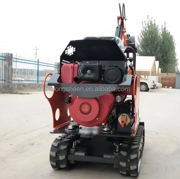 Free shipping excavator manufacturer for sale 0.6 ton mini crawler excavator 0.8 ton mini excavator chain digger bagger