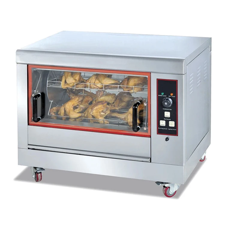 Electric chicken oven roasting rotisserie equipment
