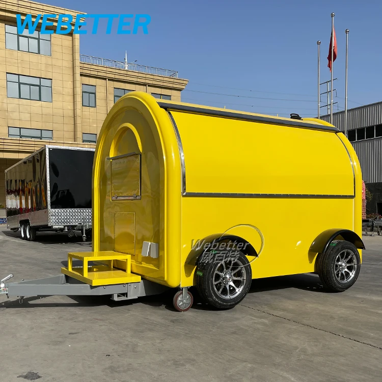 WEBETTER Custom Churros Snack Fast Food Cart Trailer Imbisswagen Remorque Foodtruck Mobile Food Truck Fully Equipped Restaurant