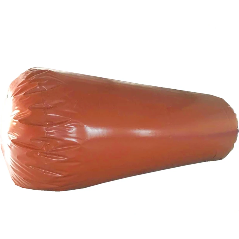 China manufacturer biogas system Custom farm methane gas holding bag Collapsible PVC red mud biogas storage tank