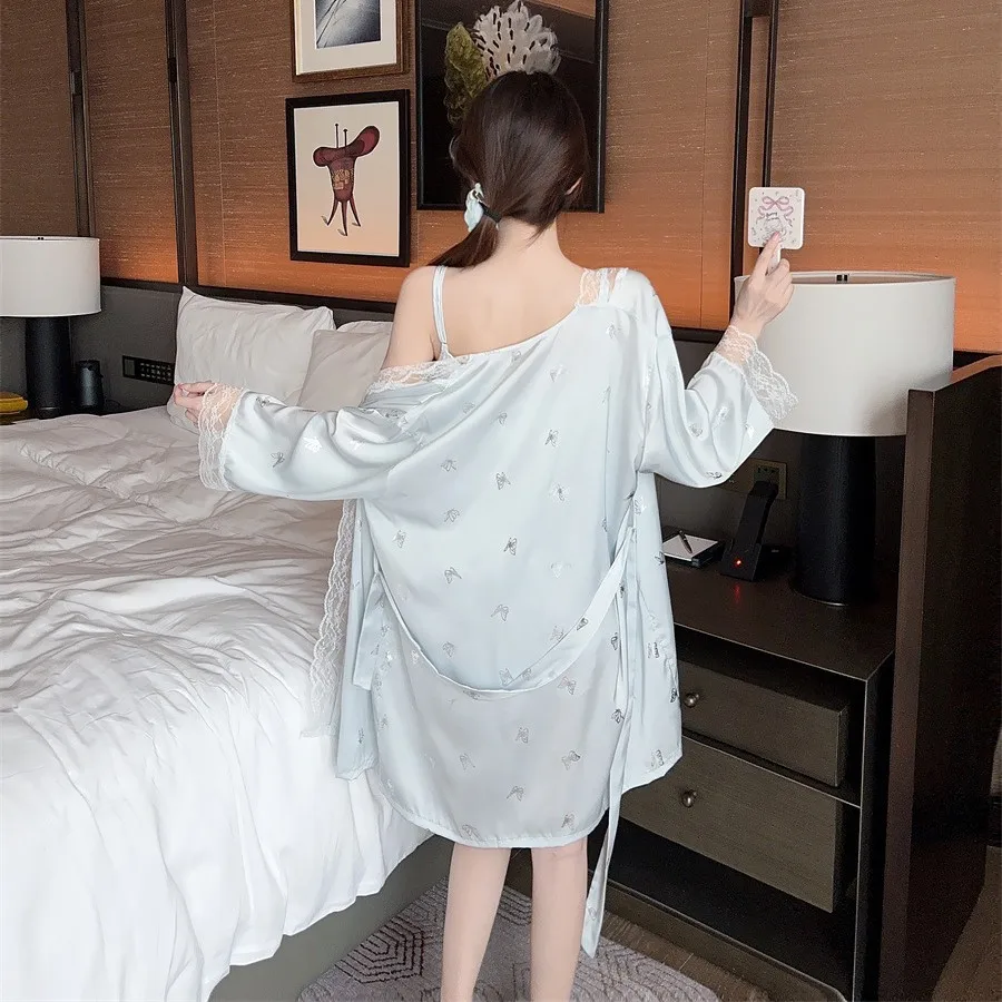 Luxury business fancy penguin waffle organic cotton babies bath dress robe