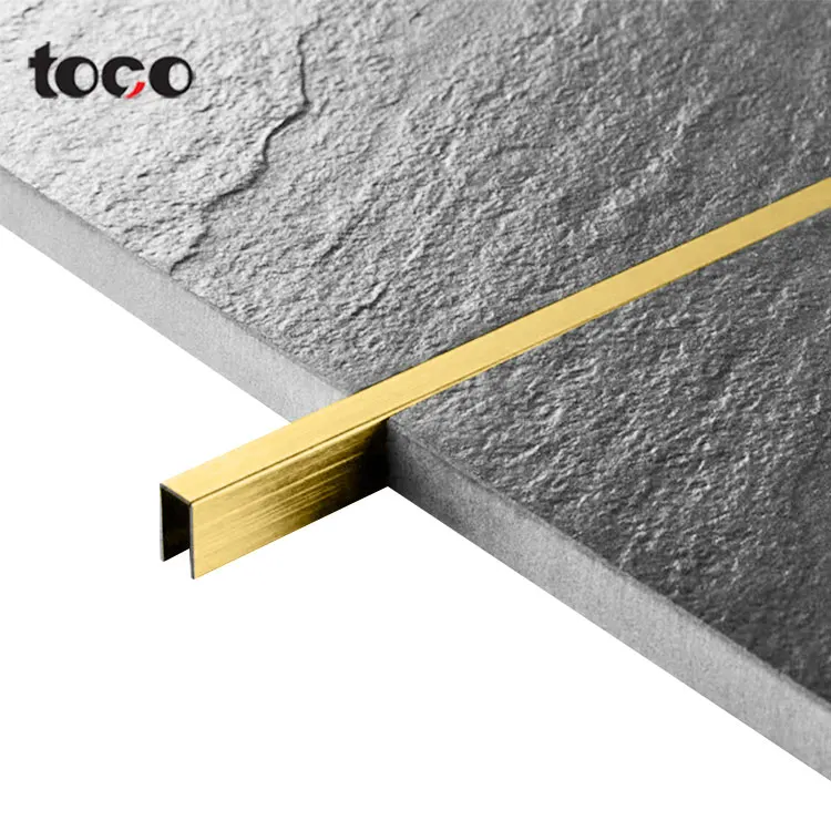 toco Tile Trim U Shape Stainless Steel Wall Trim Inside Corner Metal Tile Edge Trim