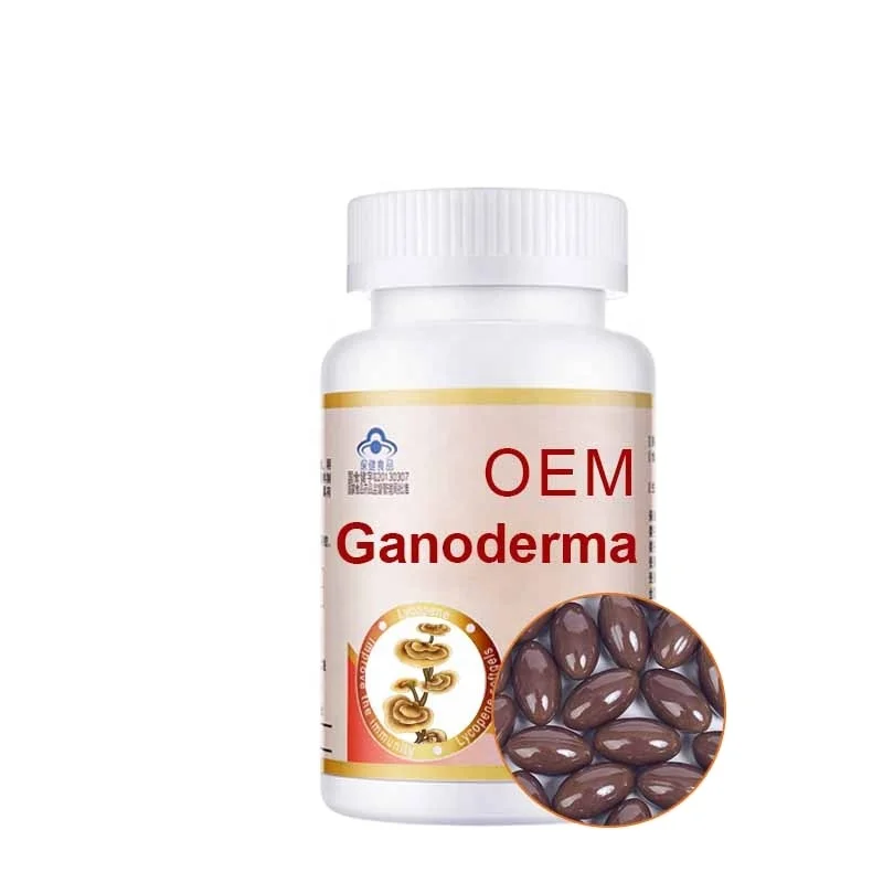 Экстракт ганодермы блестящей от усталости, OEM мягкие капсулы, мягкие гели, настенная лечебная добавка, травяные