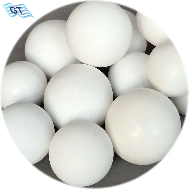 Smooth surface white ceramic grinding balls for sale