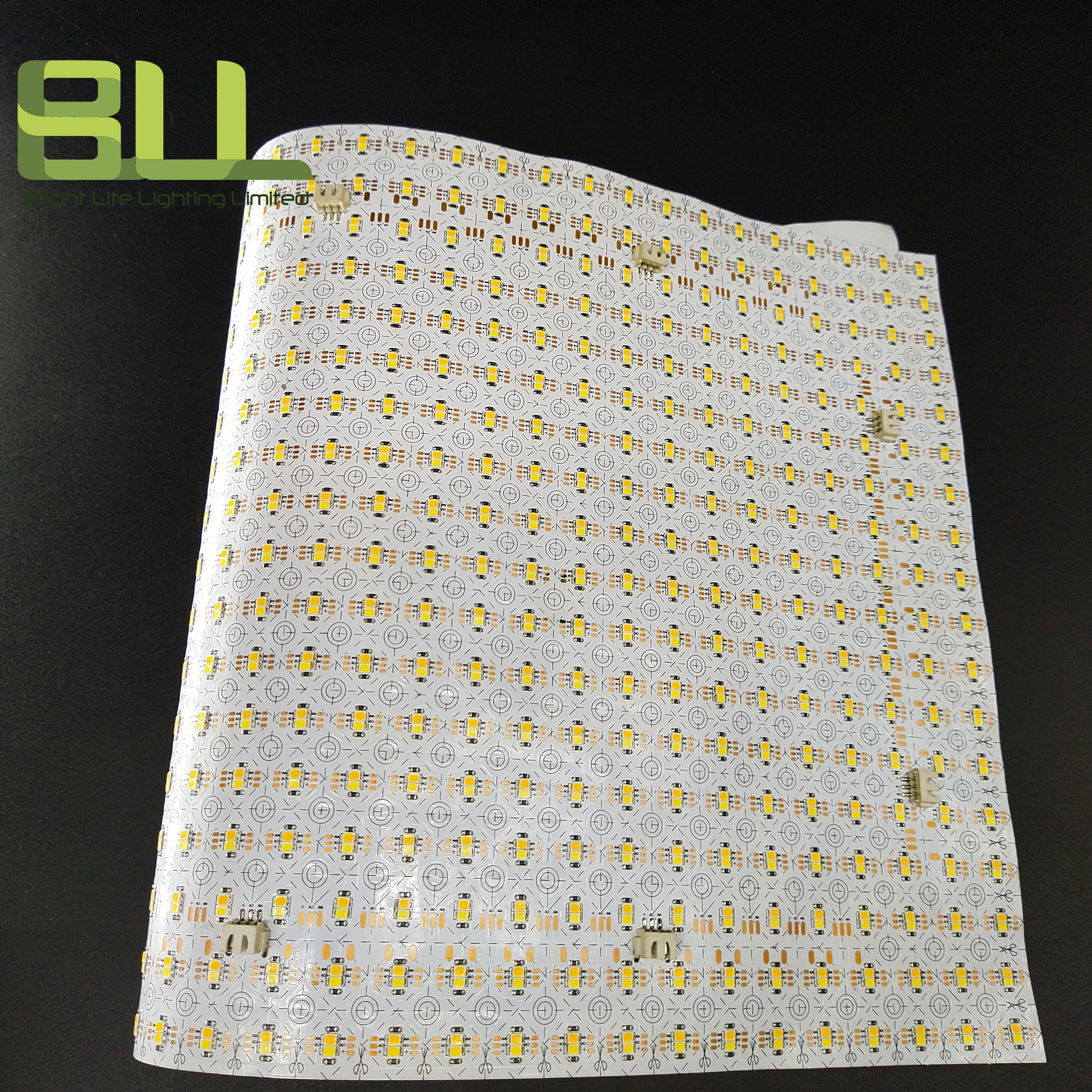 Cuttable  Dual color  2835 24V  1296LED Flexible LED Sheet Light For Advertisement Backlight Lighting